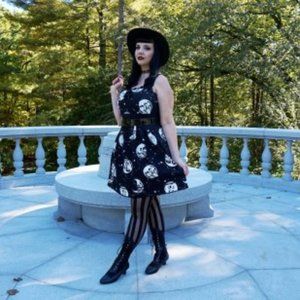 Sun and Moon Faces Dress -Sourpuss -fits like a 2X